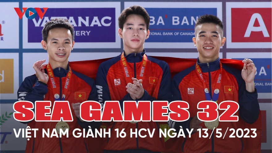 Nhật ký SEA Games 32: Đoàn TTVN giành 16 HCV trong ngày U22 Việt Nam thua bán kết